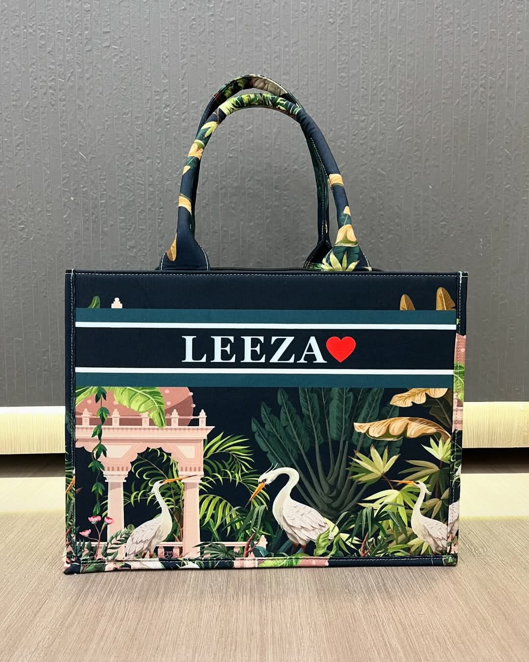Tropical Monogram Personalized  Bag