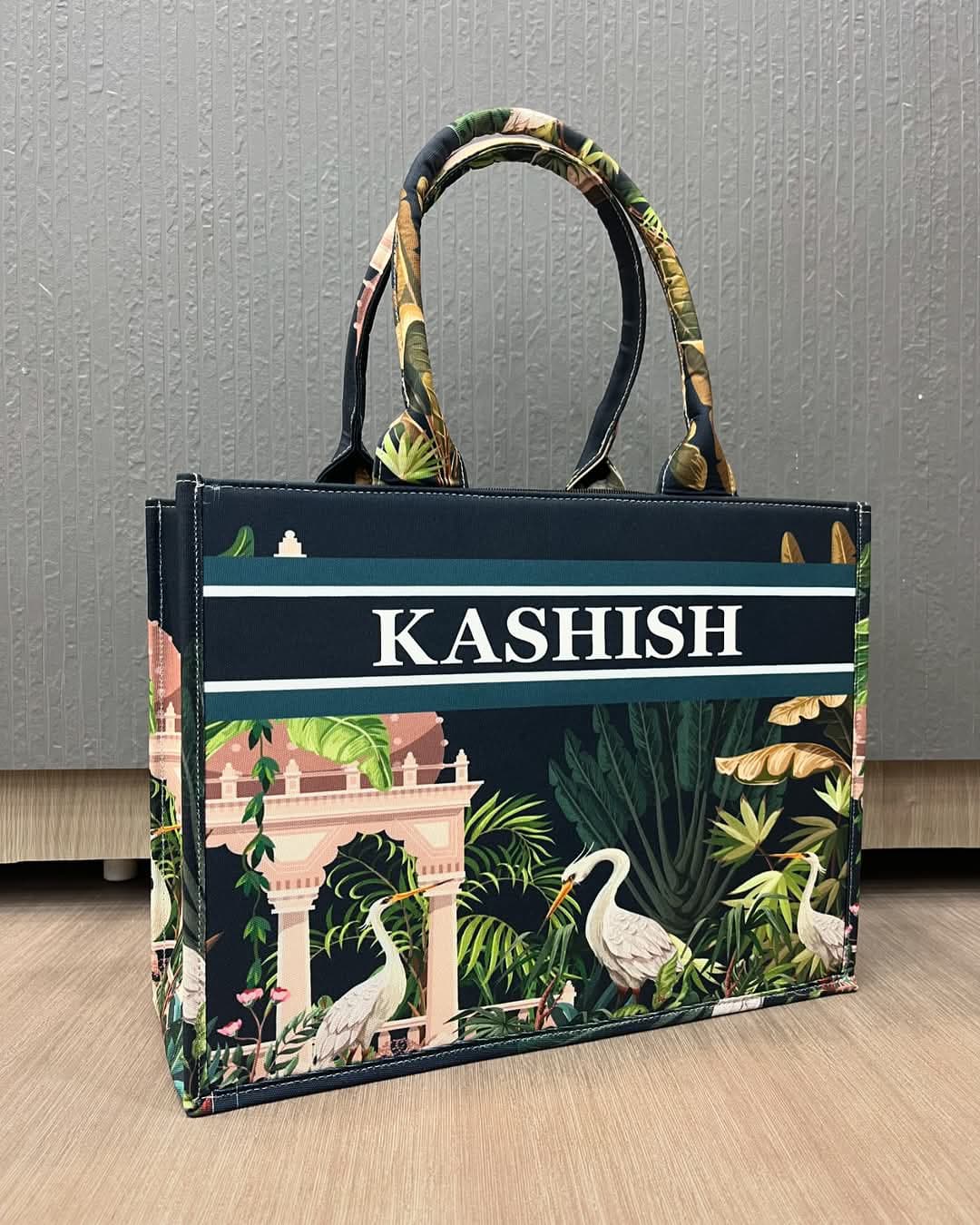 Tropical Monogram Personalized  Bag